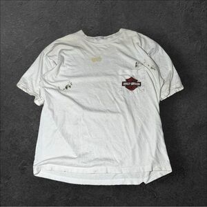 Harley-Davidson White T-Shirt for Men